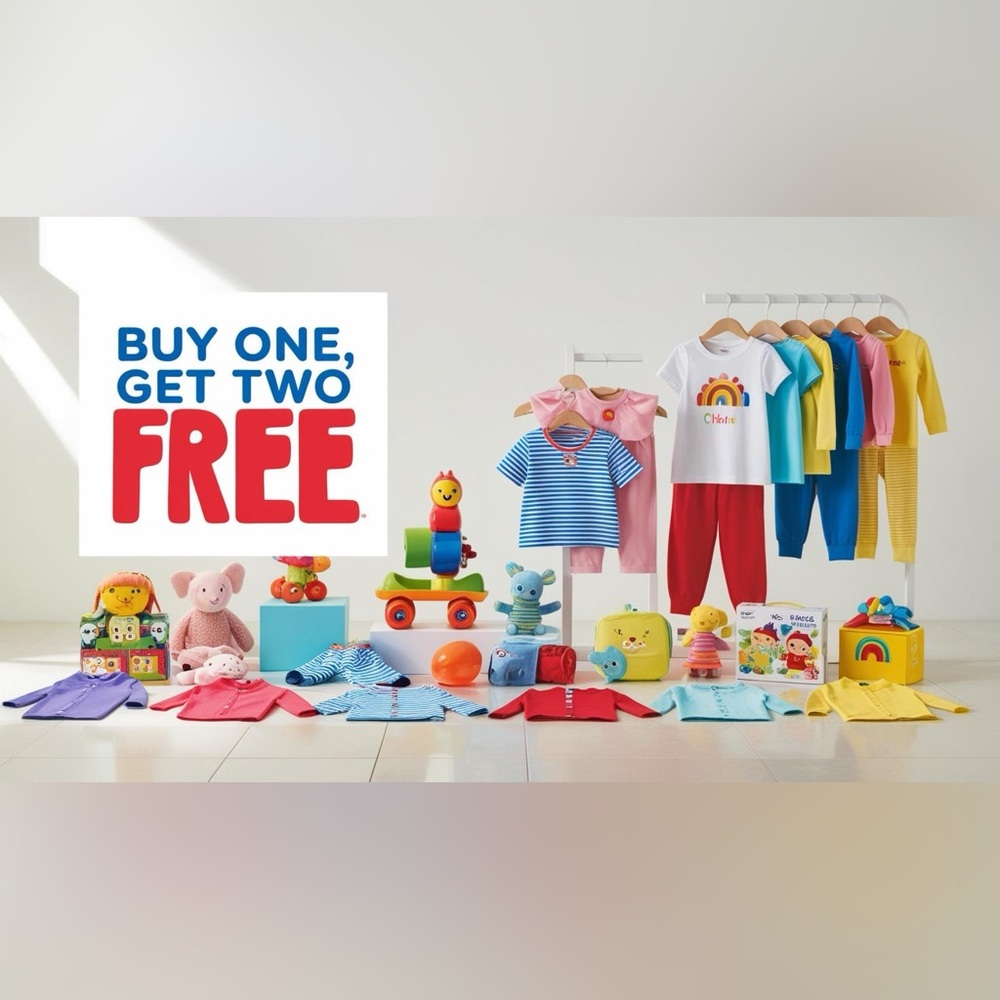 ALL KIDS BUY 1 GET 3
All kids items are buy one get two more free!
Even bundles!